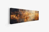 Wall Art Abstract Canvas Gold in Sepia Tones 72
