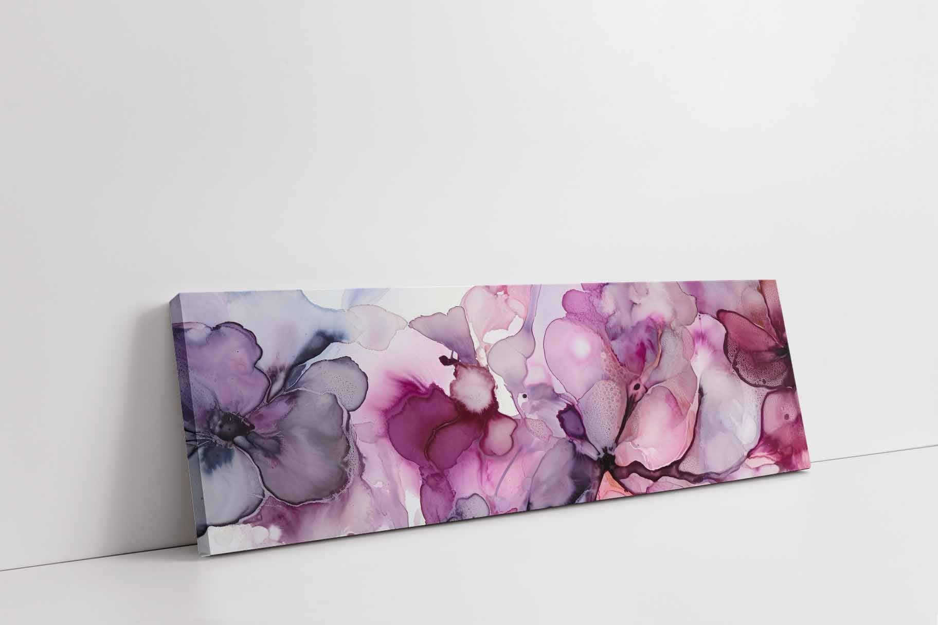 Wall Art Watercolor Magenta 72