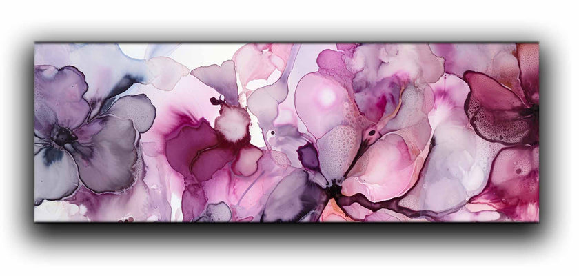 Wall Art Watercolor Magenta 72