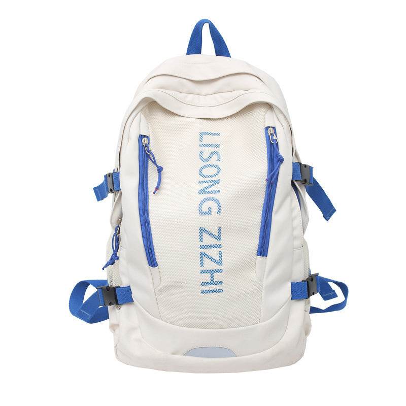 Simple Large Capacity Waterproof High School Backpack for Teens