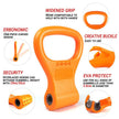 Adjustable Kettlebell Handle Adapter – Convert Dumbbells & Weight Plates into a Kettlebell | Home Gym Fitness Accessory