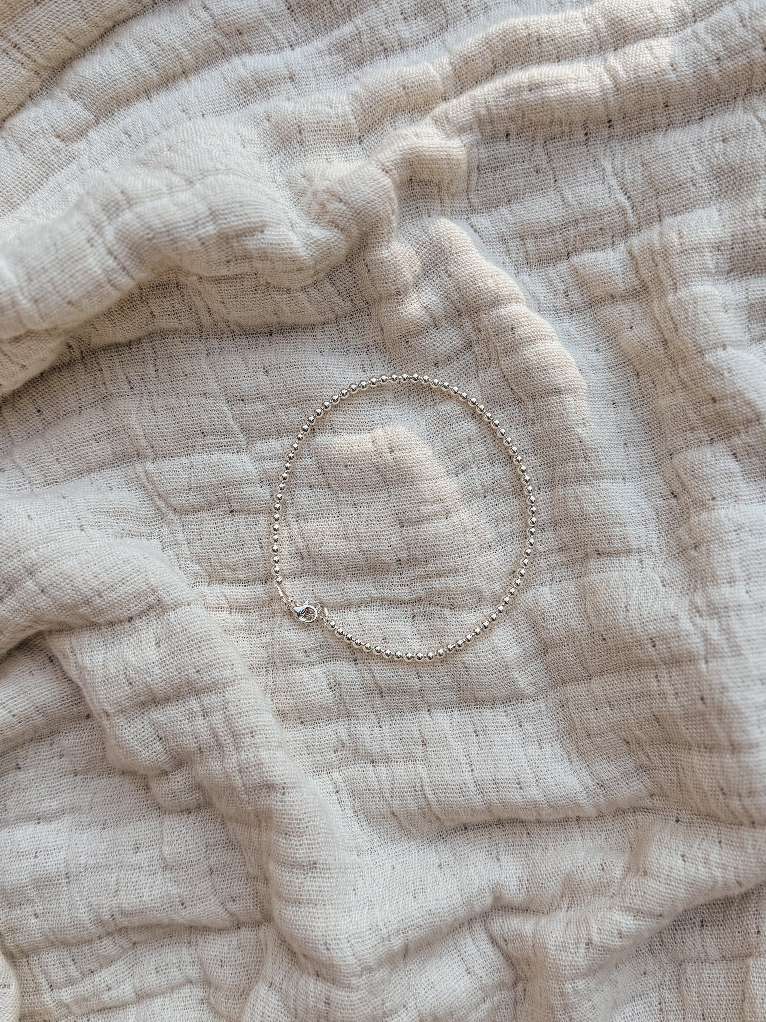 3mm Sterling Silver Anklet