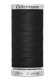 Extra Strong Polyester Upholstery Thread 100m Black