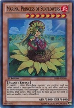Mariña, Princess of Sunflowers (SHSP-EN040) - Shadow Specters 1st Edition