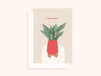 Carte de Noël pliée - format 5x7