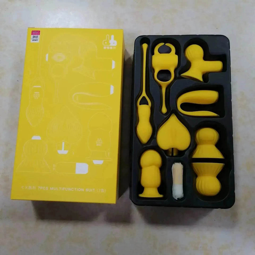 Thunder Storm Seven Torture Multi-functional Toys Kit For Women