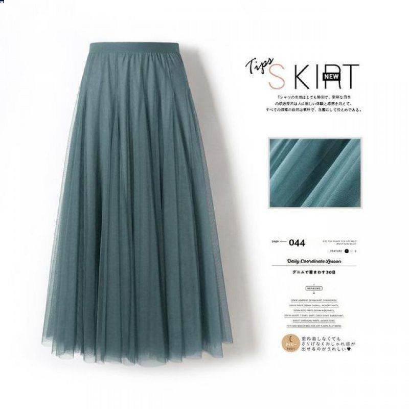 Pleated Mesh Midi Skirt – Women's Prairie Swing Skirt