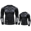 Men's MMA Compression Rash Guard – Long Sleeve BJJ Grappling Training Shirt
