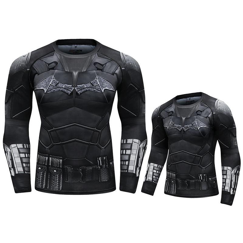 Men's MMA Compression Rash Guard – Long Sleeve BJJ Grappling Training Shirt