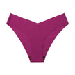 Women's Seamless Ice Silk Briefs with V-Waistband for Everyday Comfort