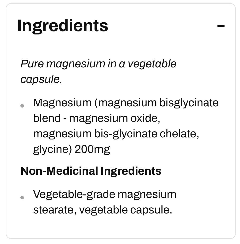 CanPrev Magnesium Bis•Glycinate 200