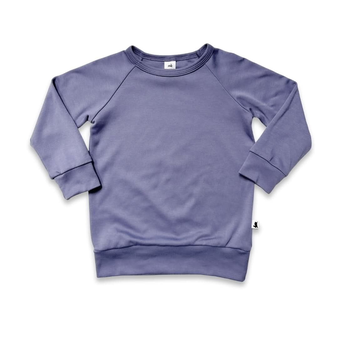 Baby/Kids' Bamboo Raglan Pullover | Black