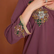 Middle East Muslim Fashionable Elegant New Embroidered Musilin Robe
