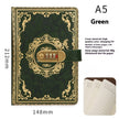 A5 Vintage Password Diary With Lock – Imitation Leather Journal