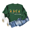 Women's Christmas Printed Long Sleeved  Pullover Sweatshirt