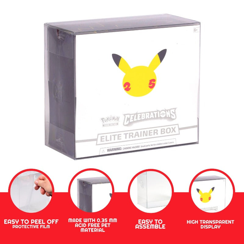 Pokemon ETB Elite Trainer Box EVORETRO PET Protector - Pack of 5
