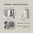 4 Colors Gravity Pet Feeder Water Dispenser Cute Cat Shaped Automatic Food Water Bowl Large Capacity Detachable Stable Anti Slip Base Feeding Supplies For Cats Puppies Small Animals Home Indoor Use