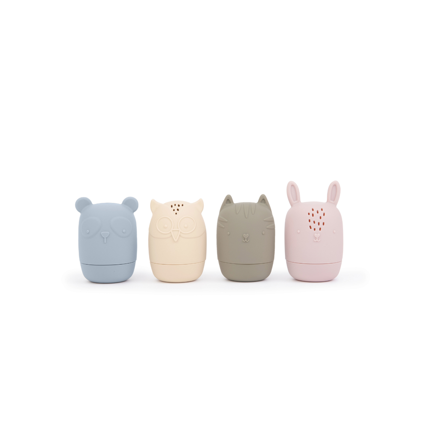 bug + bean kids - Bath Buddies Silicone Water Toys | Mold Free Bath Toys