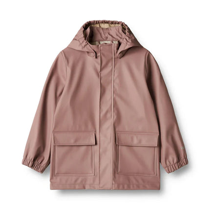 Rainwear Ollo Jacket | Dusty Lilac | Wheat Kids