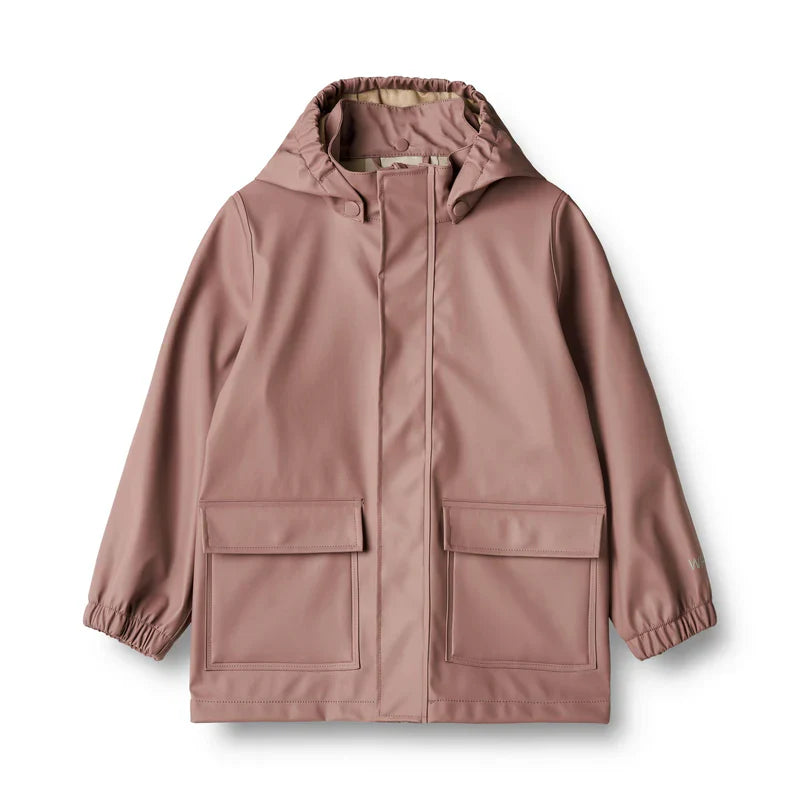 Rainwear Ollo Jacket | Dusty Lilac | Wheat Kids