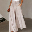 Printed Comfortable Casual High Waist  Wide-leg Floral Palazzo Trousers women