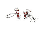 Men's Musical Drum Set Cufflinks – Copper Baked Paint Music Novelty Cufflinks | Canada & USA