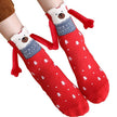 Hand Holding Couple Magnetic Handle Christmas Stockings