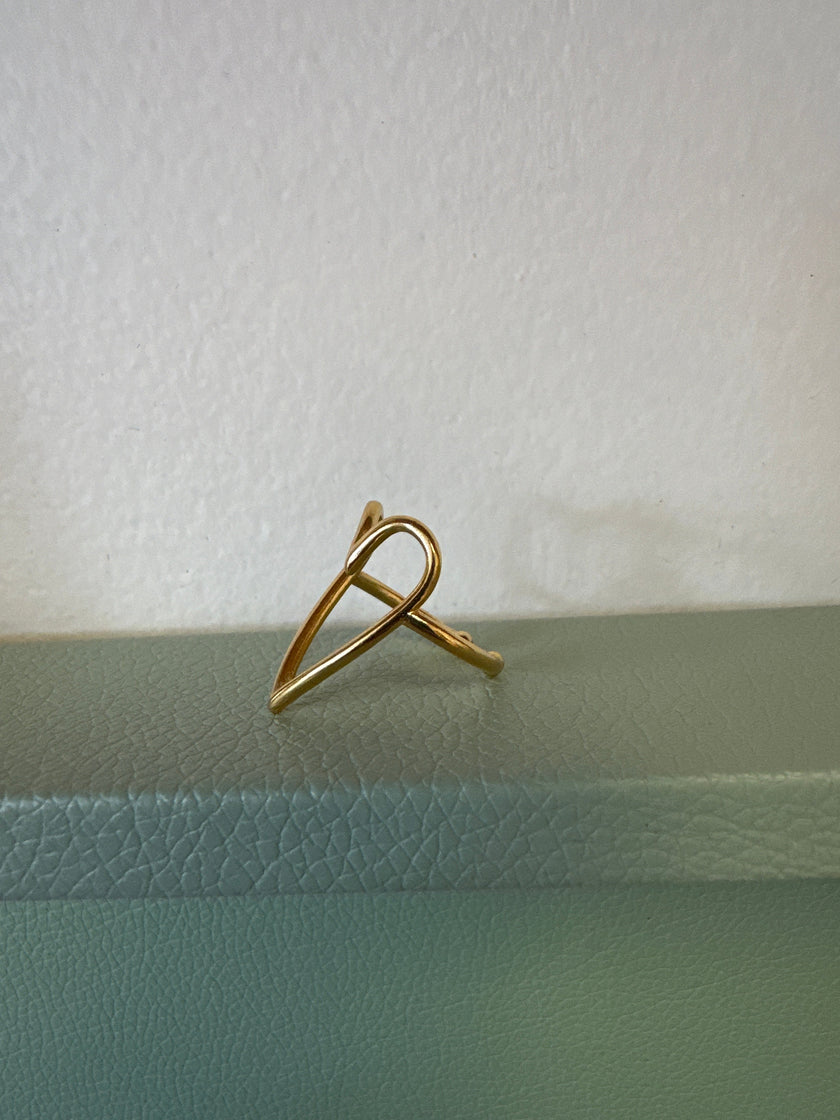 Standout Boutique Love Your Heart Out Gold Ring