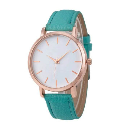 Unisex Leather quartz watch