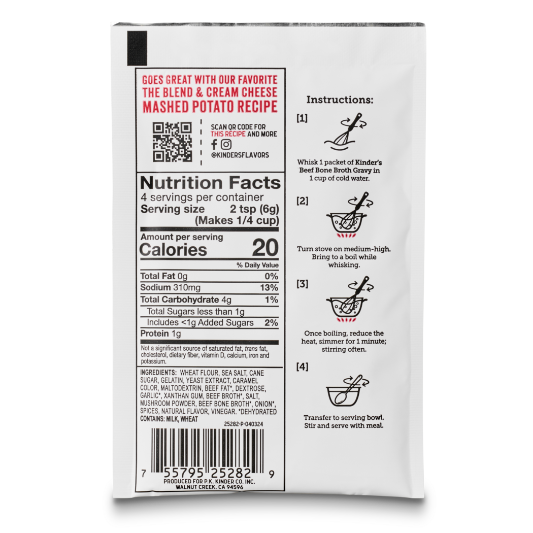 Kinder's Classic Beef Bone Broth Gravy