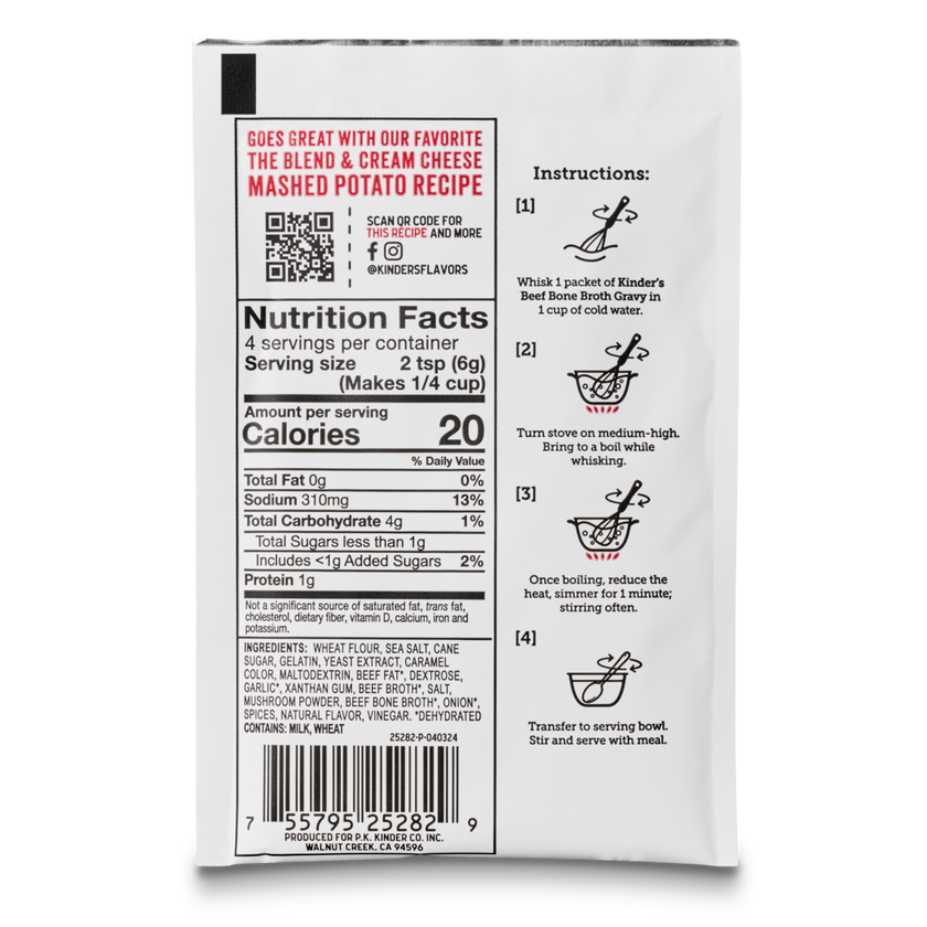 Kinder's Classic Beef Bone Broth Gravy