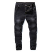 Men's denim jeans straight fitted pants
