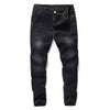 Men's denim jeans straight fitted pants