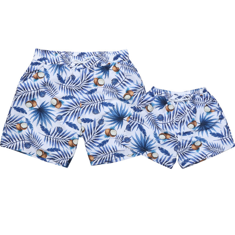 Parent-Child Matching Quick-Dry Swim Shorts | Kids & Adult Beach Pants Canada