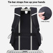 Sport School Backpack for Girls – Large Capacity, Waterproof Oxford Cloth (Black, Gray, Purple)