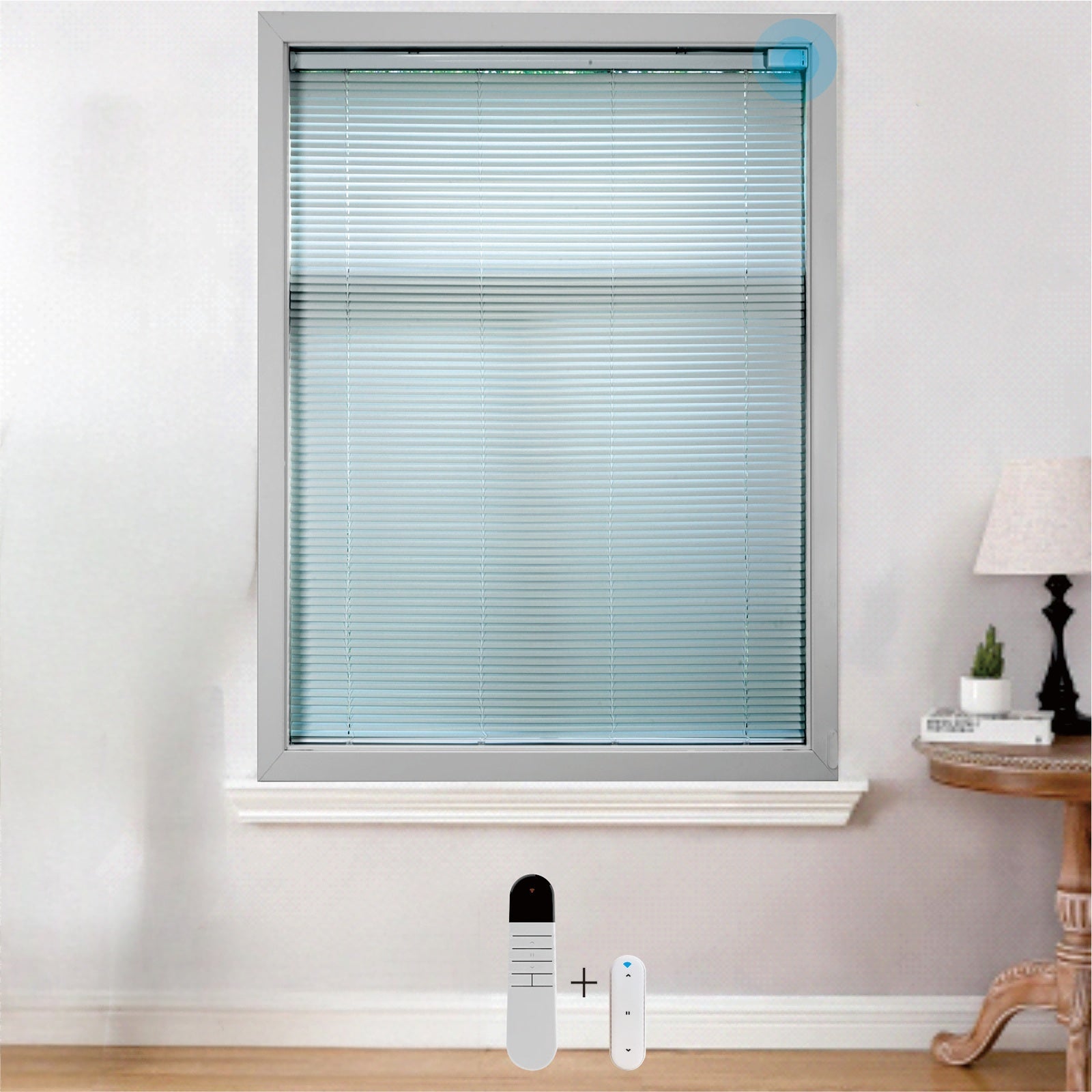 Equipped With A 15 Channel Remote Control Solar Charging Panel, Electric Blinds, Intelligent Remote Control Curtains, Silent Sunshades, Detachable Rechargeable Lithium Batteries