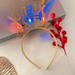 Christmas With Light Headband Snowflake Women's