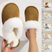 Winter Warm Plush Slippers for Women and Men, Non-Slip Fuzzy House Shoes