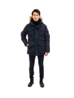 Outdoor Survival Canada Men's Atka -40 Down Parka, Cold Lake Blue, 2XL - ON DISPLAY