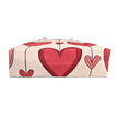 Hand-Drawn Red Hearts Weekender Bag | Valentine Heart Pattern Tote| Large Tote Bag| Everyday mom bag| Gift for mom| Beach bag