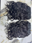 Ensemble de extensions à clipser en cheveux indiens vierges ondulés