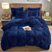 4PCs Plush Duvet Cover Set Luxury Ultra Soft Velvet Duvet