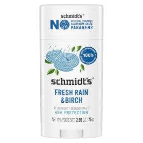 Schmidt's Naturals - Fresh Rain + Birch Deodorant (75g)