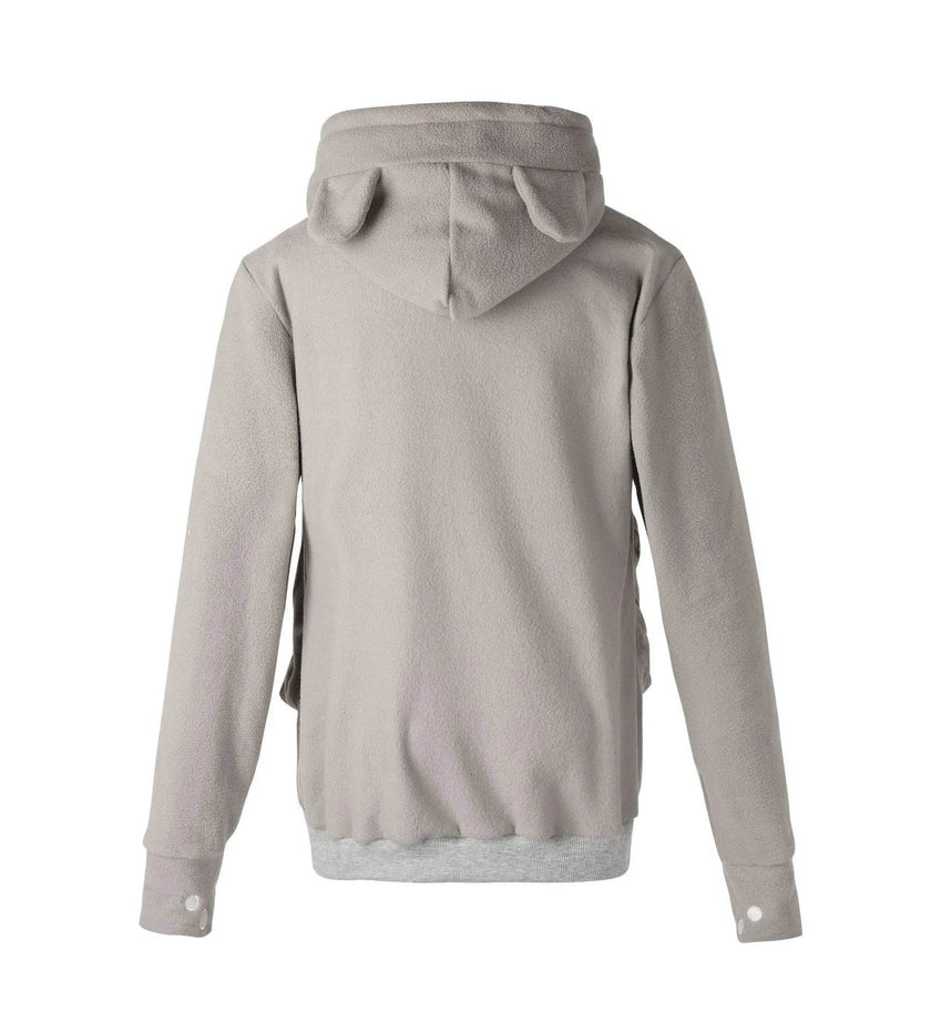 Sweatshirt With Pockets – Women’s Casual Solid Cat Lover Hoodie