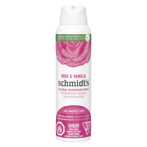 Schmidt's Naturals - Rose + Vanilla Spray Deodorant (91g)