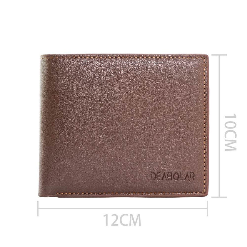 Custom Men's leather Wallet Zipper Valentine's Day gift  Personalized Men's Wallet