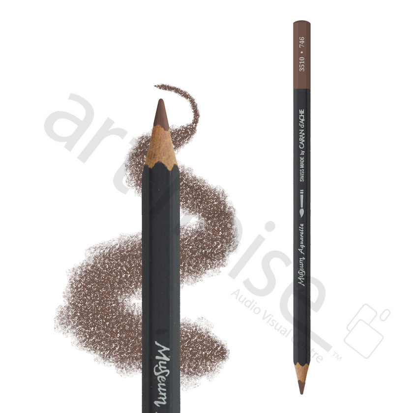 Caran d'Ache - Museum Watercolour Pencil - Browns and Ochres