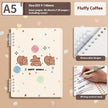A5 Cute Loose-Leaf Notebook – Detachable Coil, Kawaii Cover Designs