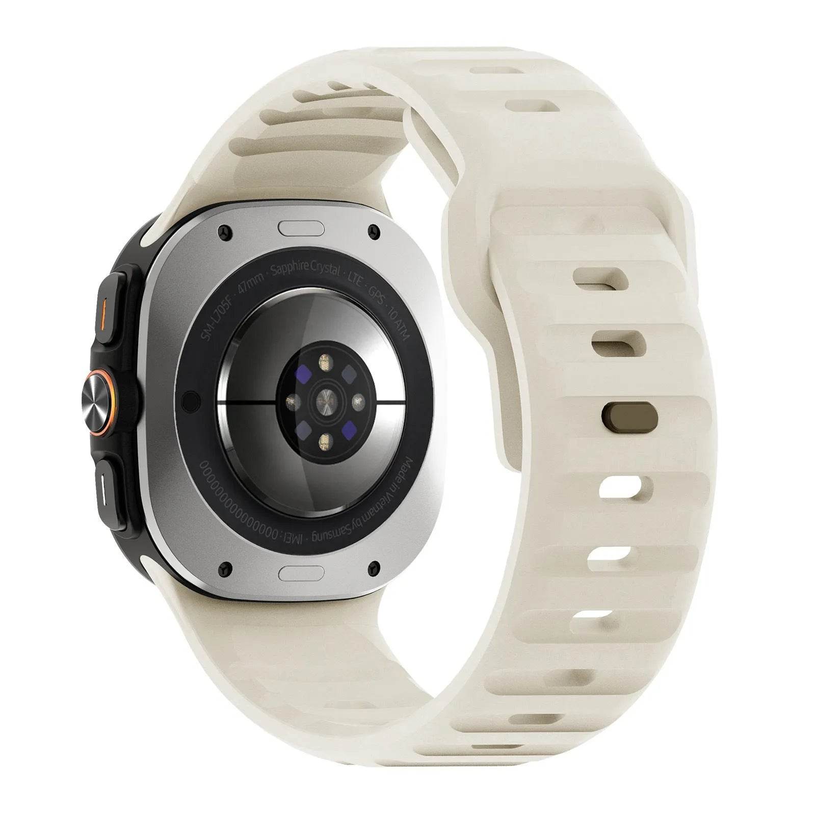 Sport Style Watch Ultra Wave Reverse Buckle Silicone  Strap