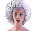 Beauty print Satin Silk Hair Bonnet for sleeping